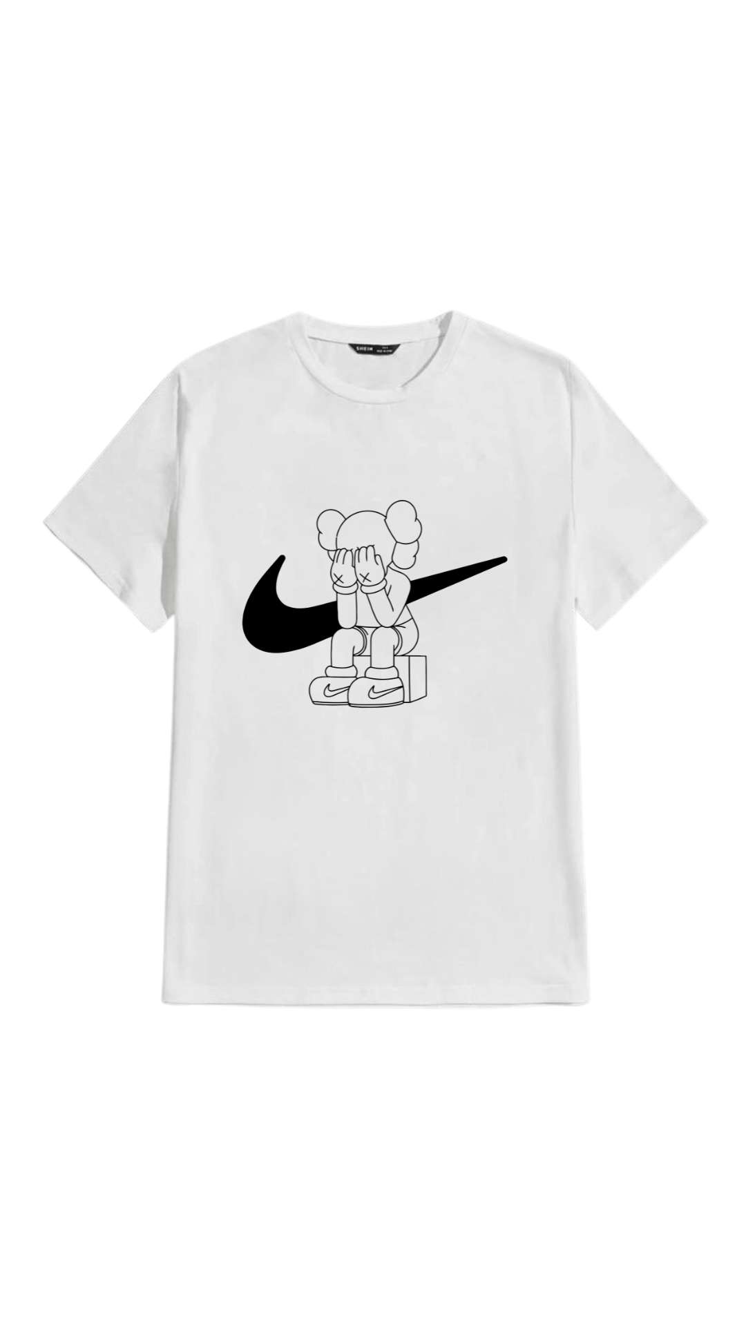 Playera con Diseño de kaws x Nike