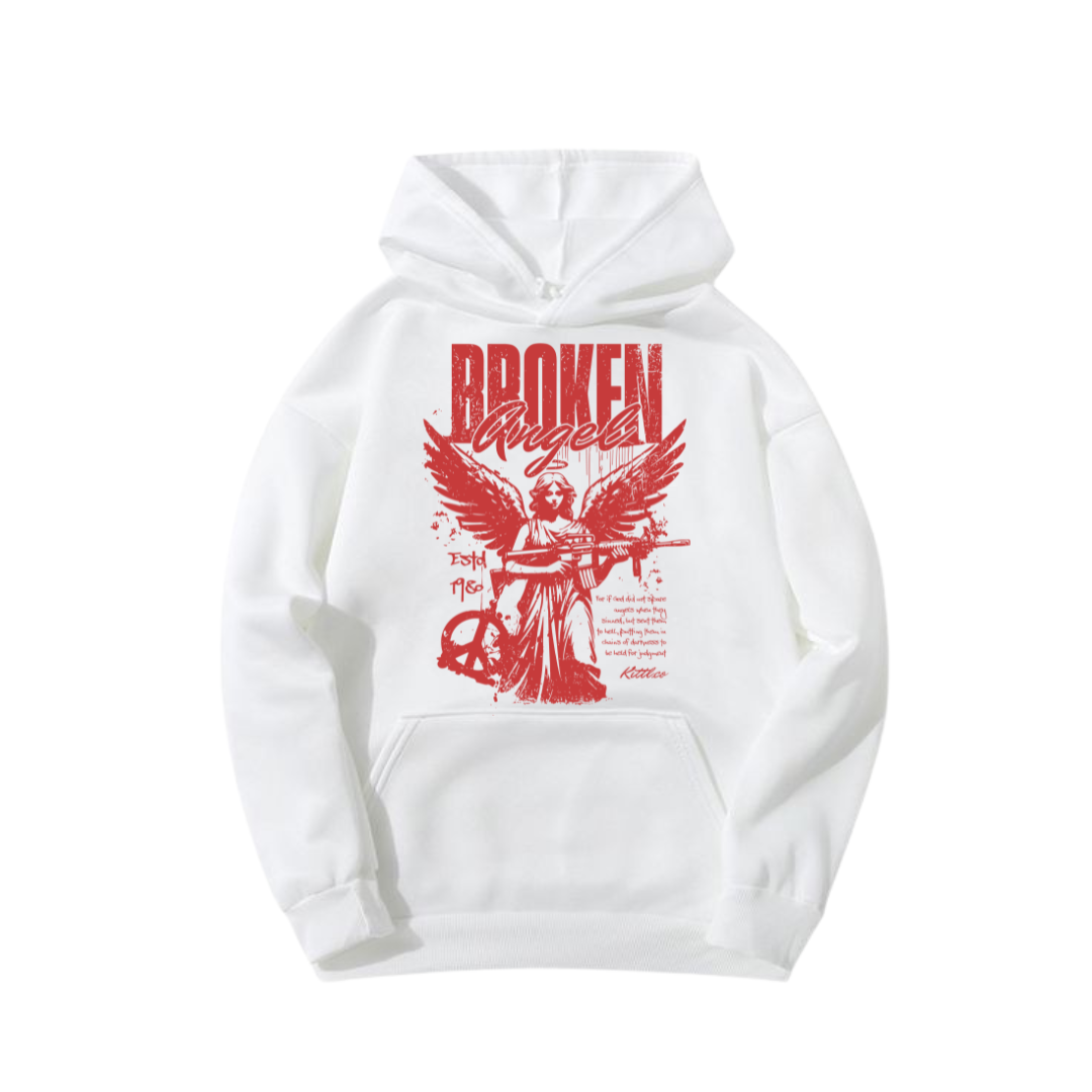 Sudadera con capucha con diseño Angel corrompido