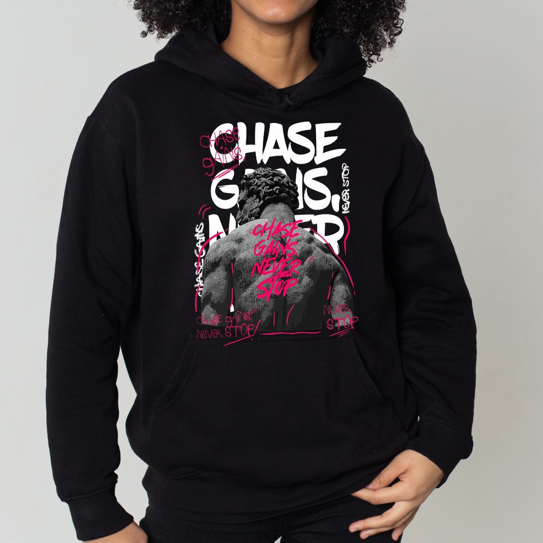 Sudadera con capucha motivacional Gym