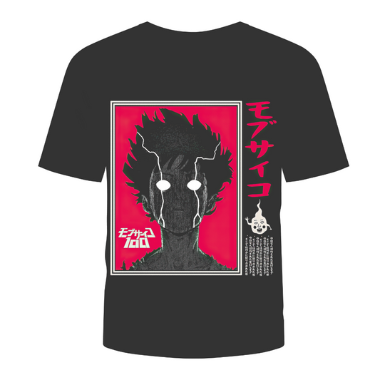 Playera negra con diseño de Anime