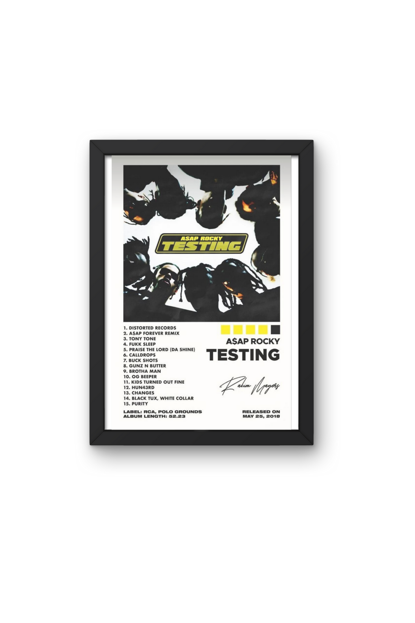 Posters de A$ap Rocky 3piezas colección