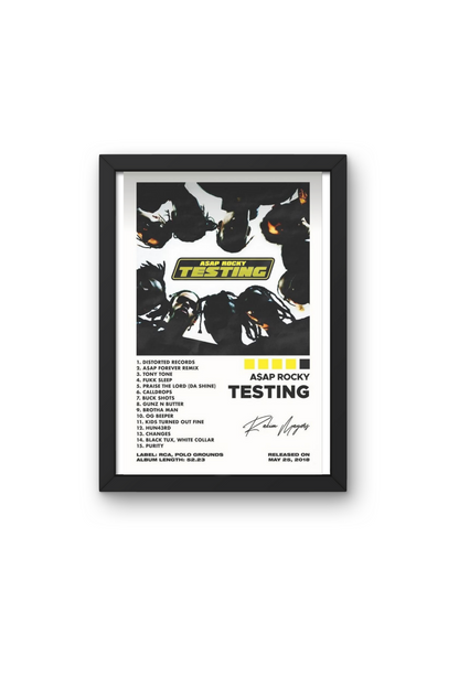 Posters de A$ap Rocky 3piezas colección