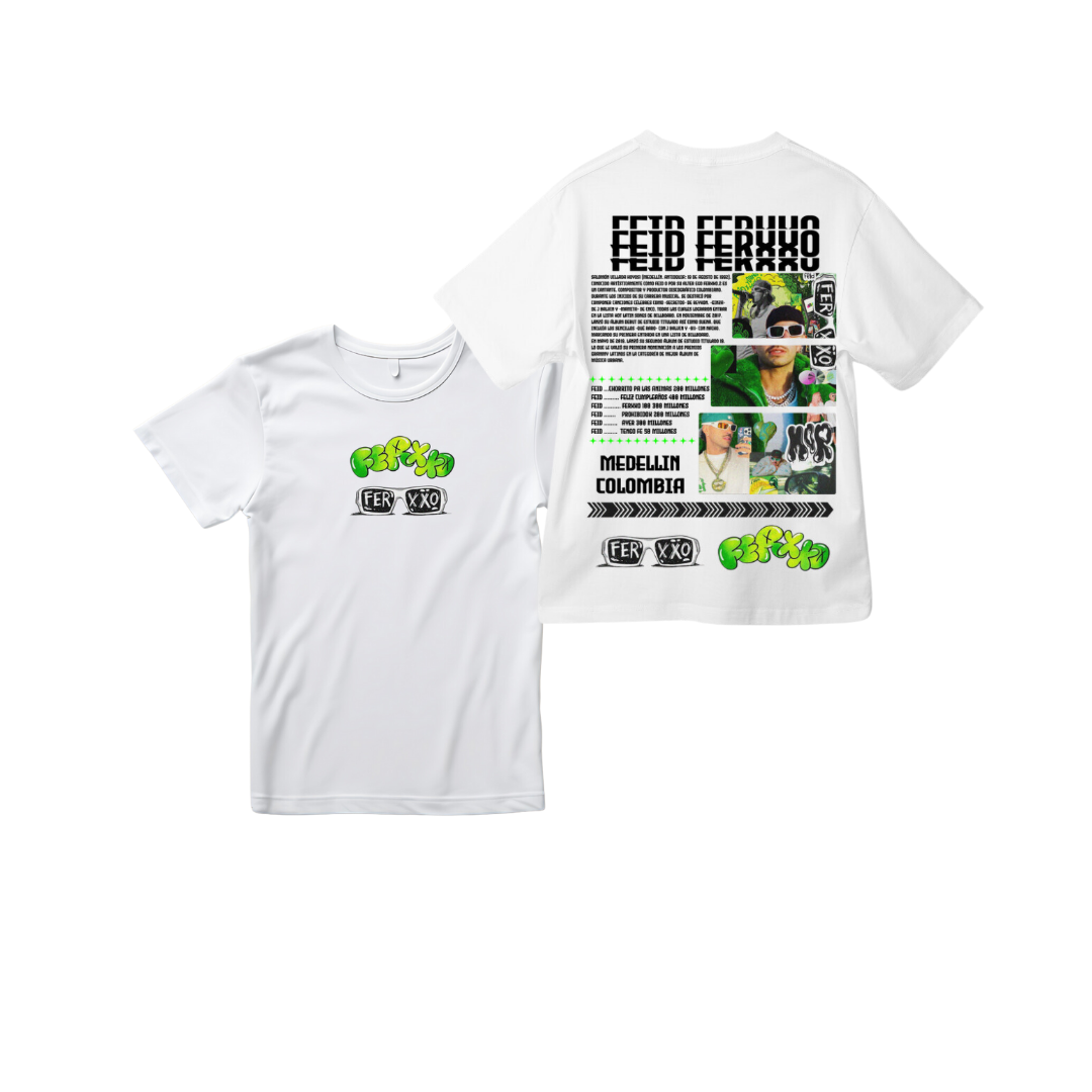 Playera con Diseño del artista Ferxxo