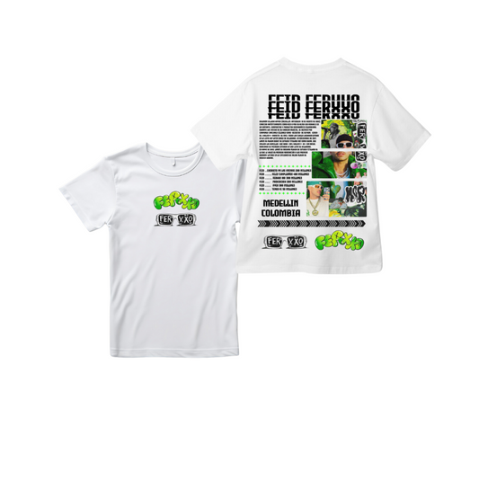 Playera con Diseño del artista Ferxxo