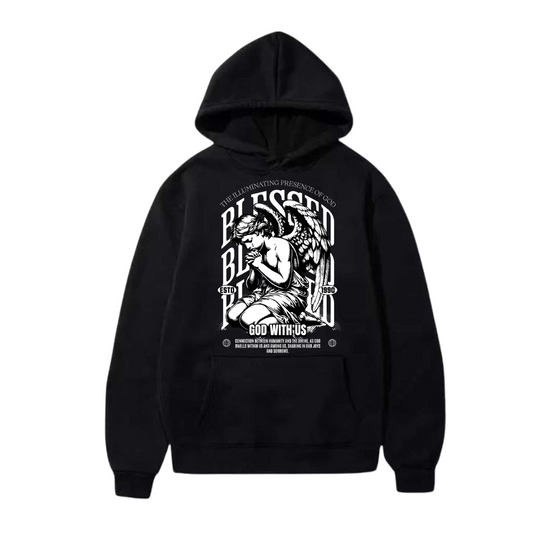 Sudadera con Diseño de un Angel rezando