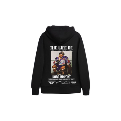 Sudadera negra con capucha Diseño de Kobe Bryant