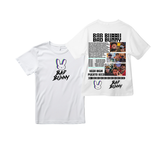 Playera con Diseño del cantante Bad Bunny