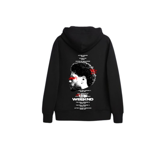 Sudadera negra con capucha The weeknd