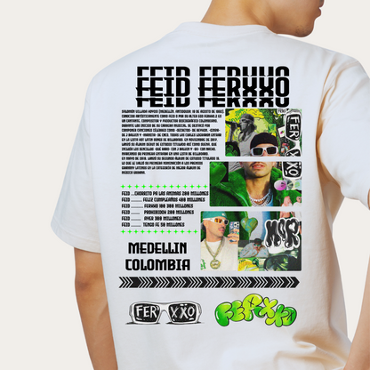 Playera con Diseño del artista Ferxxo