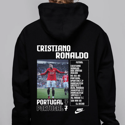 Sudadera negra con capucha Cristiano Ronaldo