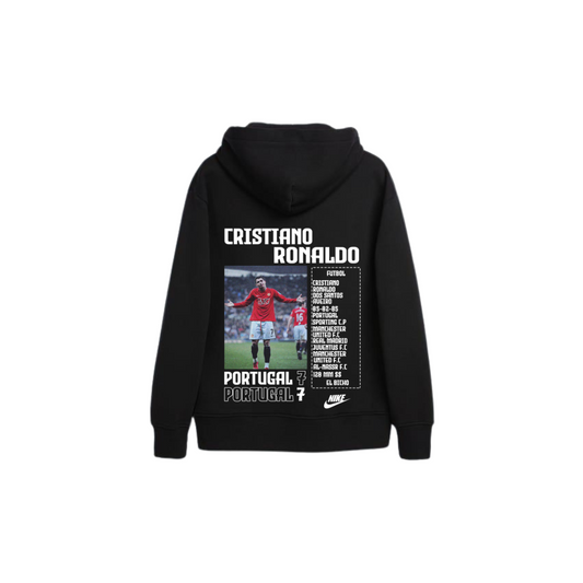 Sudadera negra con capucha Cristiano Ronaldo