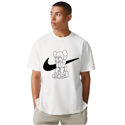 Playera con Diseño de kaws x Nike
