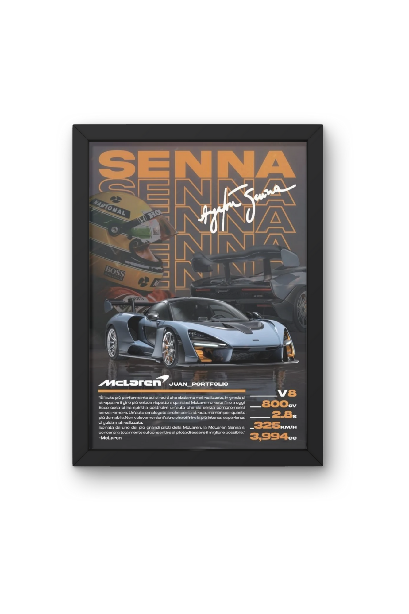 Posters de Autos Deportivos 2pzas colección